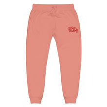 Load image into Gallery viewer, FWE - Red Embroidered - Coll #3 - Slim Fit - Unisex Fleece Sweatpants *Note: This Item "Run Small Order A Size Up