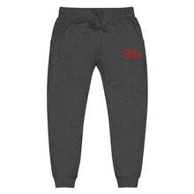 Load image into Gallery viewer, FWE - Red Embroidered - Coll #3 - Slim Fit - Unisex Fleece Sweatpants *Note: This Item "Run Small Order A Size Up