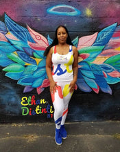 Load image into Gallery viewer, E.D.A 4 Colors Signature - White - Wrap Around - Women's Tank Top