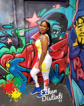 Load image into Gallery viewer, E.D.A 4 Colors Signature - White - Wrap Around With White Stitching - Yoga Leggings