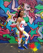 Load image into Gallery viewer, E.D.A 4 Colors Signature - White - Wrap Around With White Stitching - Yoga Leggings