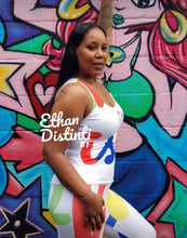 Load image into Gallery viewer, E.D.A 4 Colors Signature - White - Wrap Around - Women's Tank Top