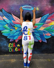 Load image into Gallery viewer, E.D.A 4 Colors Signature - White - Wrap Around With White Stitching - Yoga Leggings