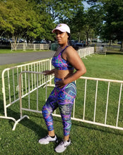 Load image into Gallery viewer, Lasers - Yoga Capri Leggings