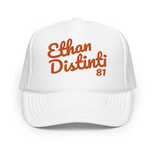 Load image into Gallery viewer, E.D.A Signature - Foam Coll# 5 - Orange Embroidery - Mesh Foam Trucker Hat: Avail In Other Colors