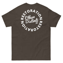 Load image into Gallery viewer, RESTORATION - Coll #4.B - Avail In The Colors: Maroon, Black, Navy, Dark Chocolate, Cardinal, Dark Heather, Charcoal, Military Green, Brown Savana, Sport Grey, Unisex Classic Tee *Design On Back