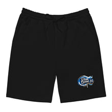 Load image into Gallery viewer, Waves Of Paint - Blue - Coll #1 - Avail In The Colors: Heather Grey, White, Black - Men's Fleece Shorts