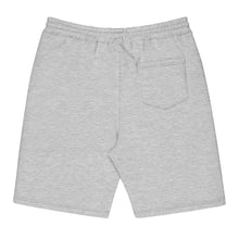 Load image into Gallery viewer, Waves Of Paint - Blue - Coll #1 - Avail In The Colors: Heather Grey, White, Black - Men's Fleece Shorts