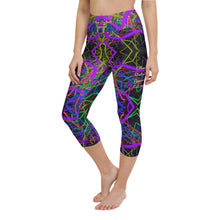 Load image into Gallery viewer, Lasers - Yoga Capri Leggings