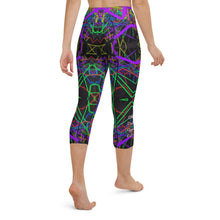 Load image into Gallery viewer, Lasers - Yoga Capri Leggings