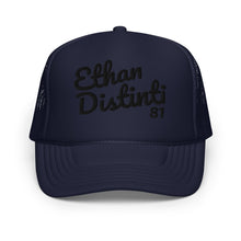 Load image into Gallery viewer, E.D.A Signature - Foam Coll# 4 - Black Embroidery - Mesh Foam Trucker Hat: Avail In Other Colors