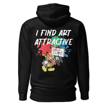 Load image into Gallery viewer, I Find Art Attractive - Ethan Palette - Coll #4.2 - Unisex Hoodie - Design On Back *Also Avail Other Colors