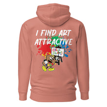 Load image into Gallery viewer, I Find Art Attractive - Ethan Palette - Coll #4.2 - Unisex Hoodie - Design On Back *Also Avail Other Colors