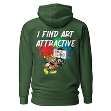 Load image into Gallery viewer, I Find Art Attractive - Ethan Palette - Coll #4.2 - Unisex Hoodie - Design On Back *Also Avail Other Colors
