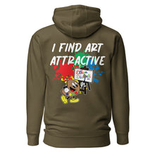 Load image into Gallery viewer, I Find Art Attractive - Ethan Palette - Coll #4.2 - Unisex Hoodie - Design On Back *Also Avail Other Colors