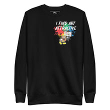 Load image into Gallery viewer, I Find Art Attractive - Ethan Palette - Coll #3.2 (Small Print) - Unisex Sweatshirt *Also Avail In Other Colors