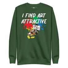 Load image into Gallery viewer, I Find Art Attractive - Ethan Palette - Coll #3 (BIG PRINT) Unisex Sweatshirt *Avail In Other Colors