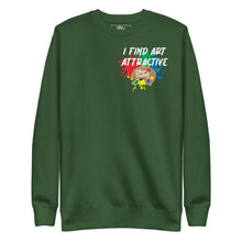 Load image into Gallery viewer, I Find Art Attractive - Art Palette - Coll #3.4 - (Small Print) Unisex Sweatshirt *Also Avail In Other Colors