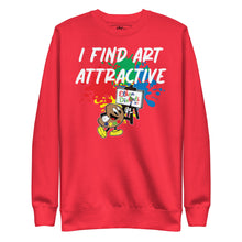Load image into Gallery viewer, I Find Art Attractive - Ethan Palette - Coll #3 (BIG PRINT) Unisex Sweatshirt *Avail In Other Colors