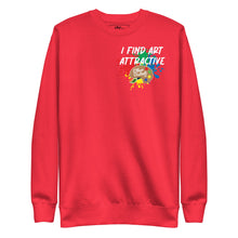 Load image into Gallery viewer, I Find Art Attractive - Art Palette - Coll #3.4 - (Small Print) Unisex Sweatshirt *Also Avail In Other Colors