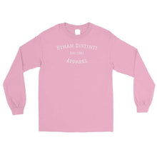 Load image into Gallery viewer, Graduate - Coll #1 With White Text That's Available In The Colors Of Light Pink, Sport Grey, Navy - Men’s Long Sleeve Shirt