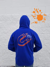 Load image into Gallery viewer, Optimistic Magnet - Royal Blue - Unisex Hoodie **NOTE This Hoodie "RUN SMALL" Please Order A Size Bigger Than Your Normal Size.