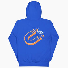 Load image into Gallery viewer, Optimistic Magnet - Royal Blue - Unisex Hoodie **NOTE This Hoodie "RUN SMALL" Please Order A Size Bigger Than Your Normal Size.