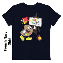 Load image into Gallery viewer, Ethan The Palette - Kids Paint Splash Coll #2 - Organic Cotton Kids T-Shirt (Avail In Other Colors)