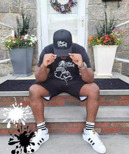 Load image into Gallery viewer, E.D.A Athletics - Big Gloves - Coll #1 - White Gloves, White Text - Unisex Short-Sleeve T-Shirt *Available In The Colors Of Black, Royal Blue