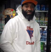 Load image into Gallery viewer, *Triangles 81 - White - Unisex Hoodie* NOTE: This Item "RUN SMALL" Order A Size BIgger Than Your Size.