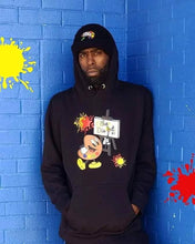 Load image into Gallery viewer, *Ethan Palette Paints - Paint Splash Coll #2 Unisex Hoodies - Avail In The Colors Of WHITE, BLACK *NOTE These Hoodies "RUN SMALL" Please Order A Size Bigger Than Your Normal Size.