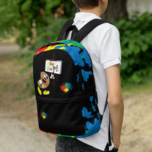Load image into Gallery viewer, Ethan The Palette - Throwing Paint - Backpack
