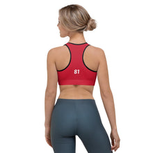 Load image into Gallery viewer, E.D.A Signature Rightside - Red With Black Piping - Sports bra
