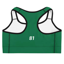 Load image into Gallery viewer, E.D.A Signature Rightside - Green 1 With Black Piping - Sports bra