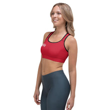 Load image into Gallery viewer, E.D.A Signature Rightside - Red With Black Piping - Sports bra