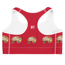 Load image into Gallery viewer, 9:15 Palette - Red - Sports bra