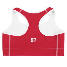 Load image into Gallery viewer, E.D.A Signature Revised - Red - Sports bra