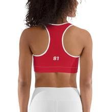 Load image into Gallery viewer, E.D.A Signature Revised - Red - Sports bra