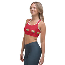 Load image into Gallery viewer, 9:15 Palette - Red - Sports bra
