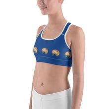 Load image into Gallery viewer, 9:15 Palette - Blue 2 - Sports bra
