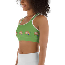 Load image into Gallery viewer, 9:15 Palette - Green - Sports bra