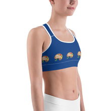 Load image into Gallery viewer, 9:15 Palette - Blue 2 - Sports bra