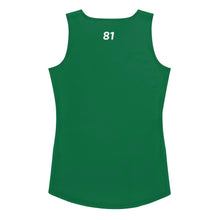 Load image into Gallery viewer, E.D.A Signature Rightside - Green 1 With Black Stitching - Sublimation Cut & Sew Tank Top