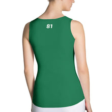 Load image into Gallery viewer, E.D.A Signature Rightside - Green 1 With Black Stitching - Sublimation Cut & Sew Tank Top