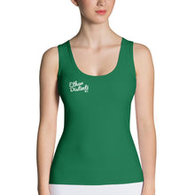 Load image into Gallery viewer, E.D.A Signature Rightside - Green 1 With Black Stitching - Sublimation Cut & Sew Tank Top