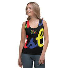 Load image into Gallery viewer, E.D.A 4 Colors Signature - Black - Wrap Around - Women's Tank Top