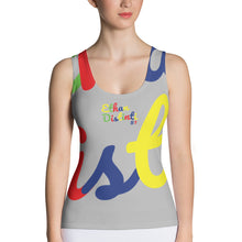 Load image into Gallery viewer, E.D.A 4 Colors Signature - Silver - Wrap Around With White Stiching - Women's Tank Top