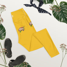 Load image into Gallery viewer, 9:15 Palette - Yellow - Yoga Leggings