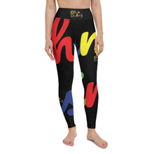 Load image into Gallery viewer, E.D.A 4 Colors Signature - Black - Wrap Around With Black Stitching - Yoga Leggings