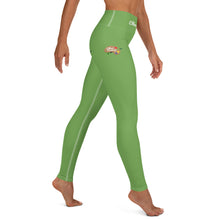 Load image into Gallery viewer, 9:15 Palette - Green - Yoga Leggings